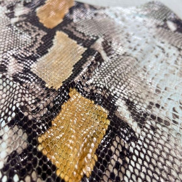 Blue Blush Womens‎ Multicolor Snake Print Pull On Mini Skirt Size Small - Picture 3 of 6